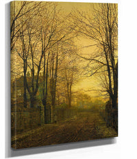 October After Glow by John Atkinson Grimshaw