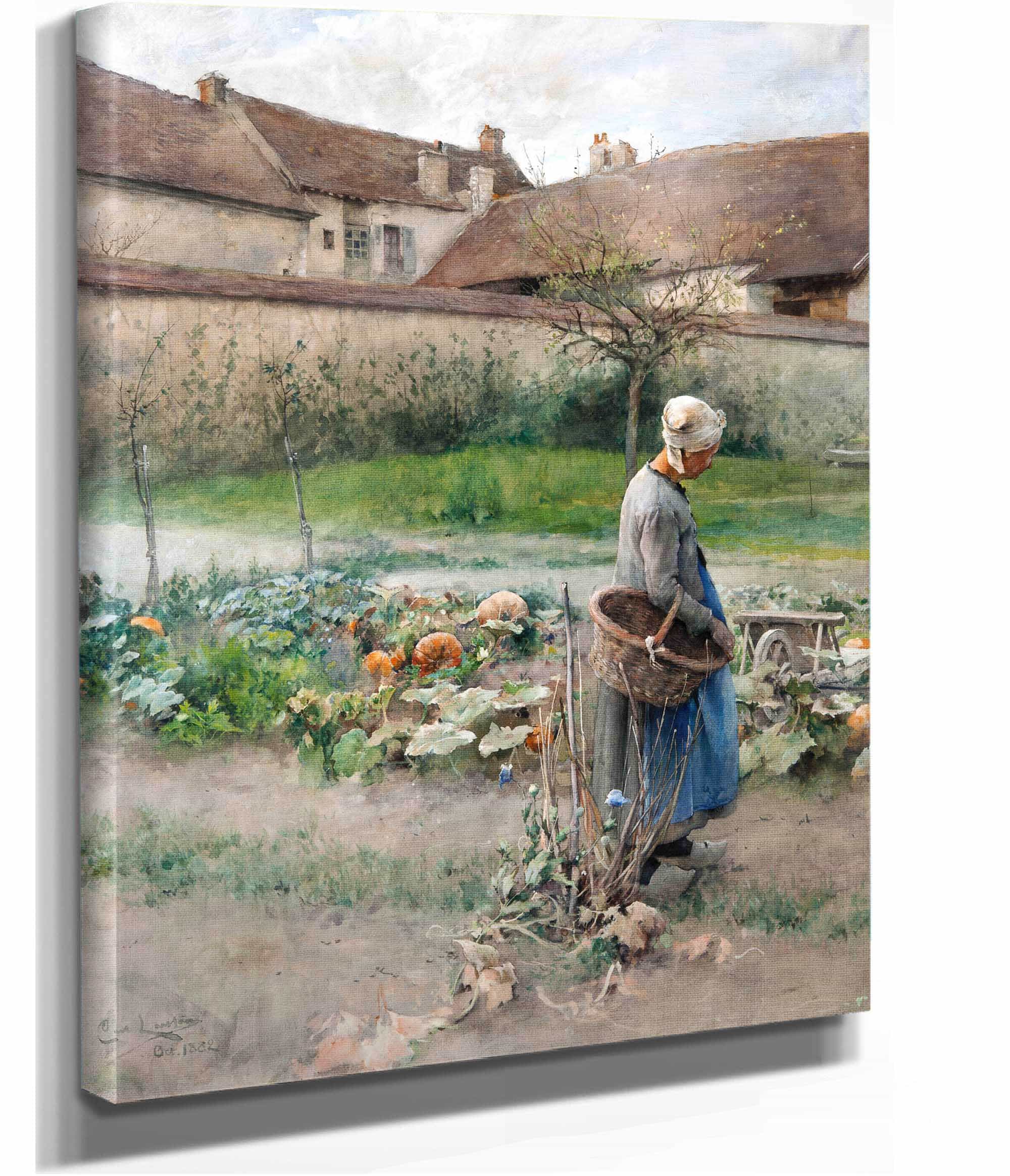 October by Carl Larsson