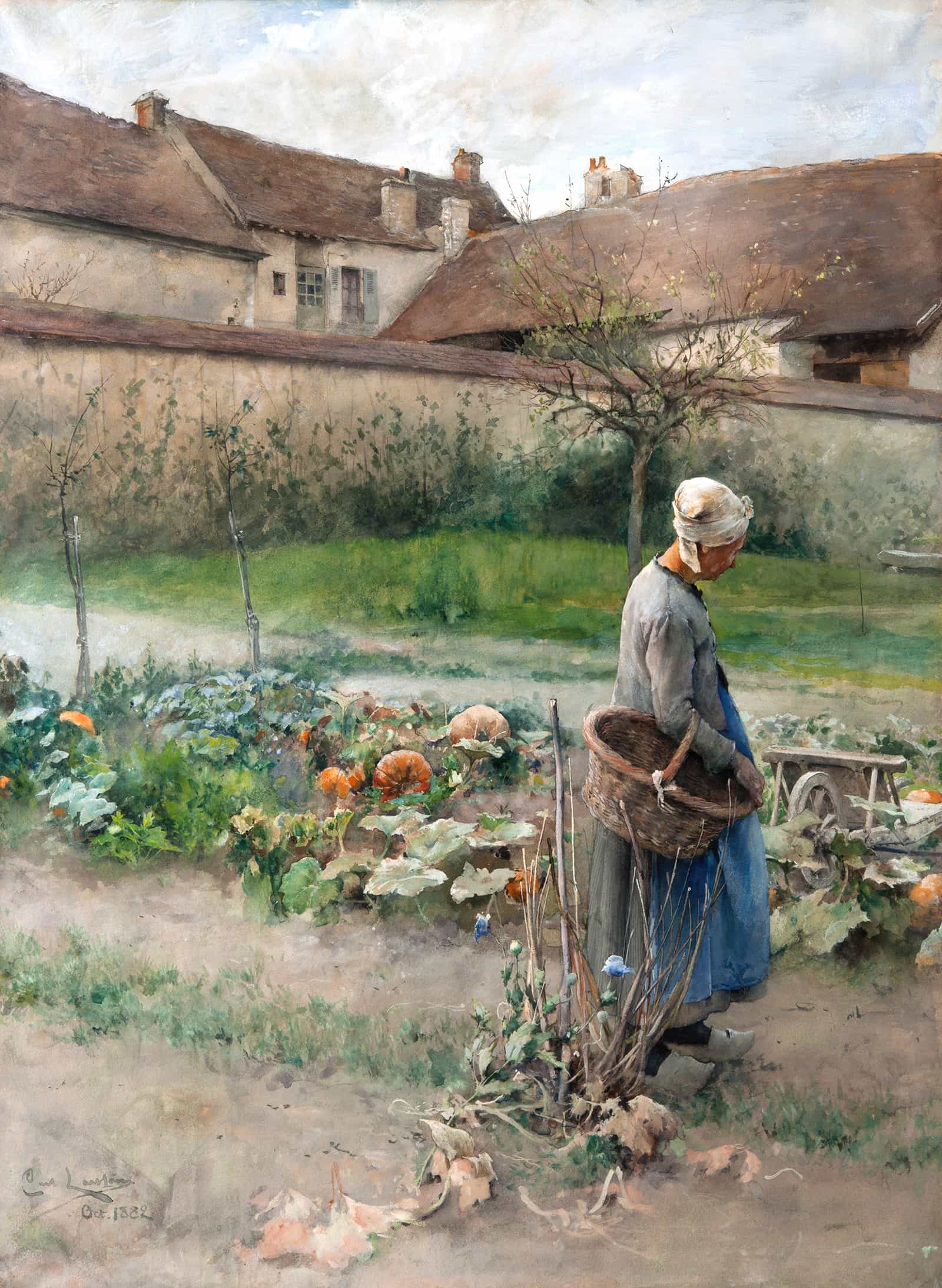 October by Carl Larsson