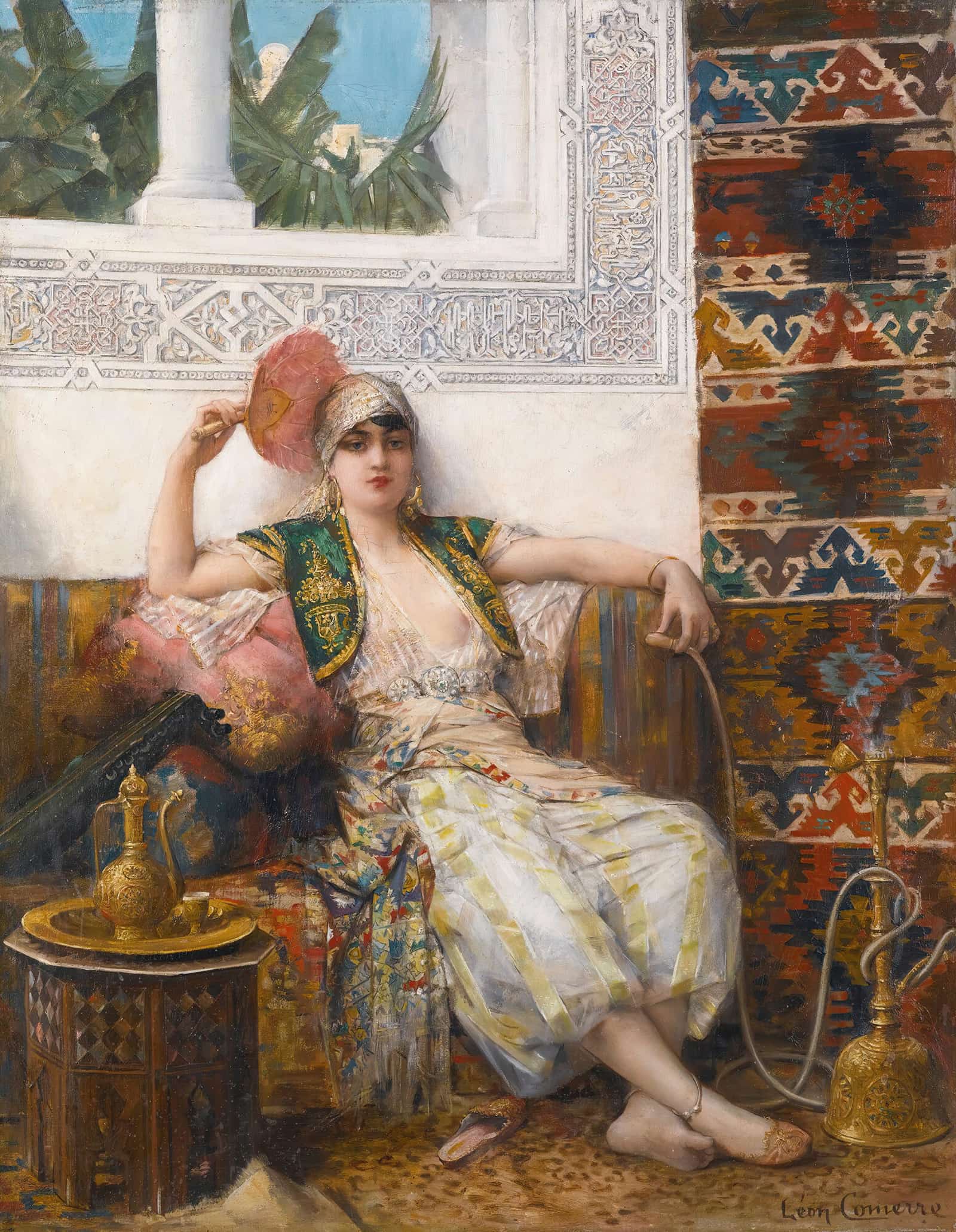 Odalisque by Leon Francois Comerre