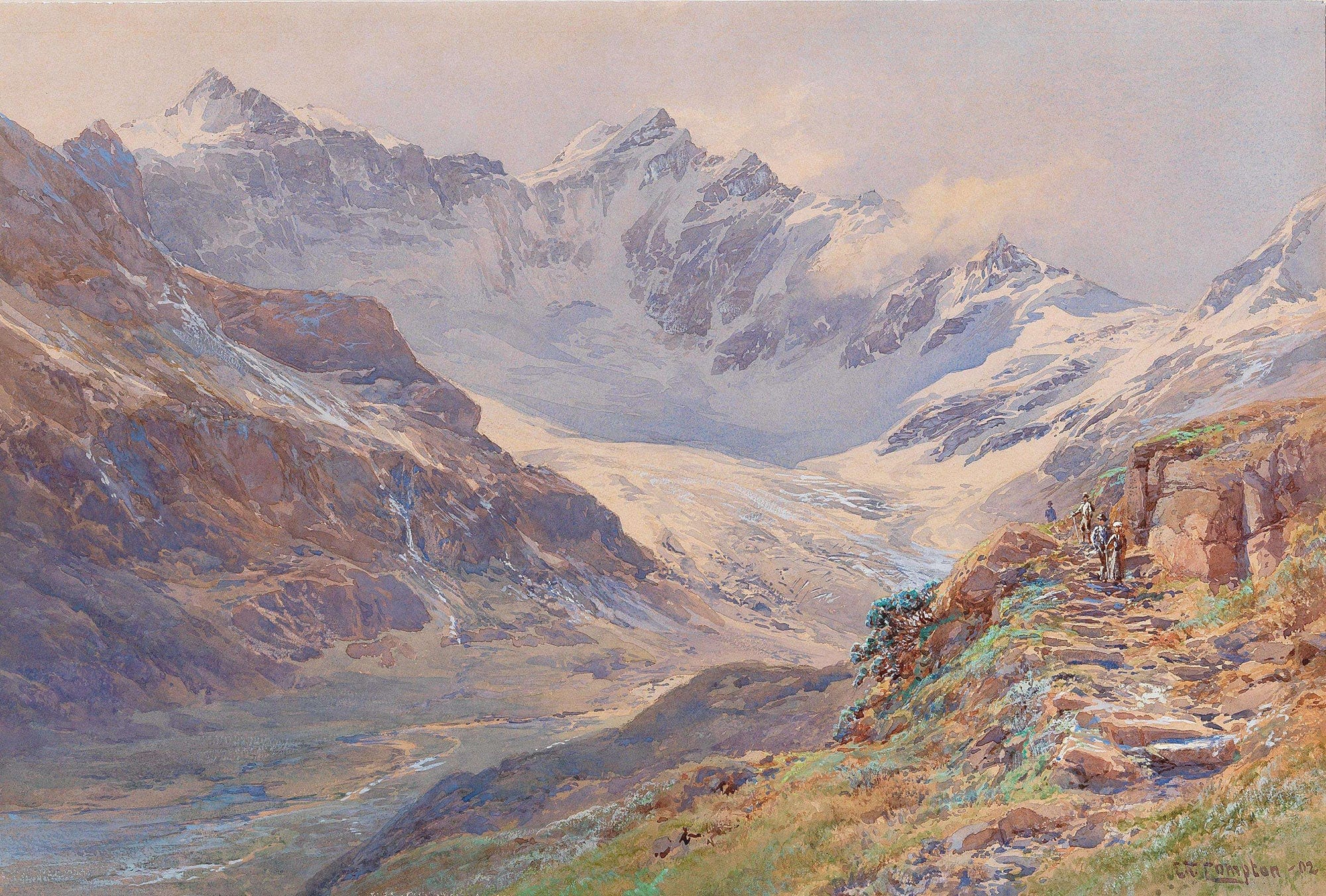 Odenwinklkees With The Johannisberg by Edward Theodore Compton