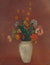 Bouquet In A Chinese Vase   by Odilon Redon