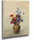Flowers In A Vase by Odilon Redon
