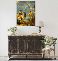 Odysseus And Nausicaa by Salvator Rosa