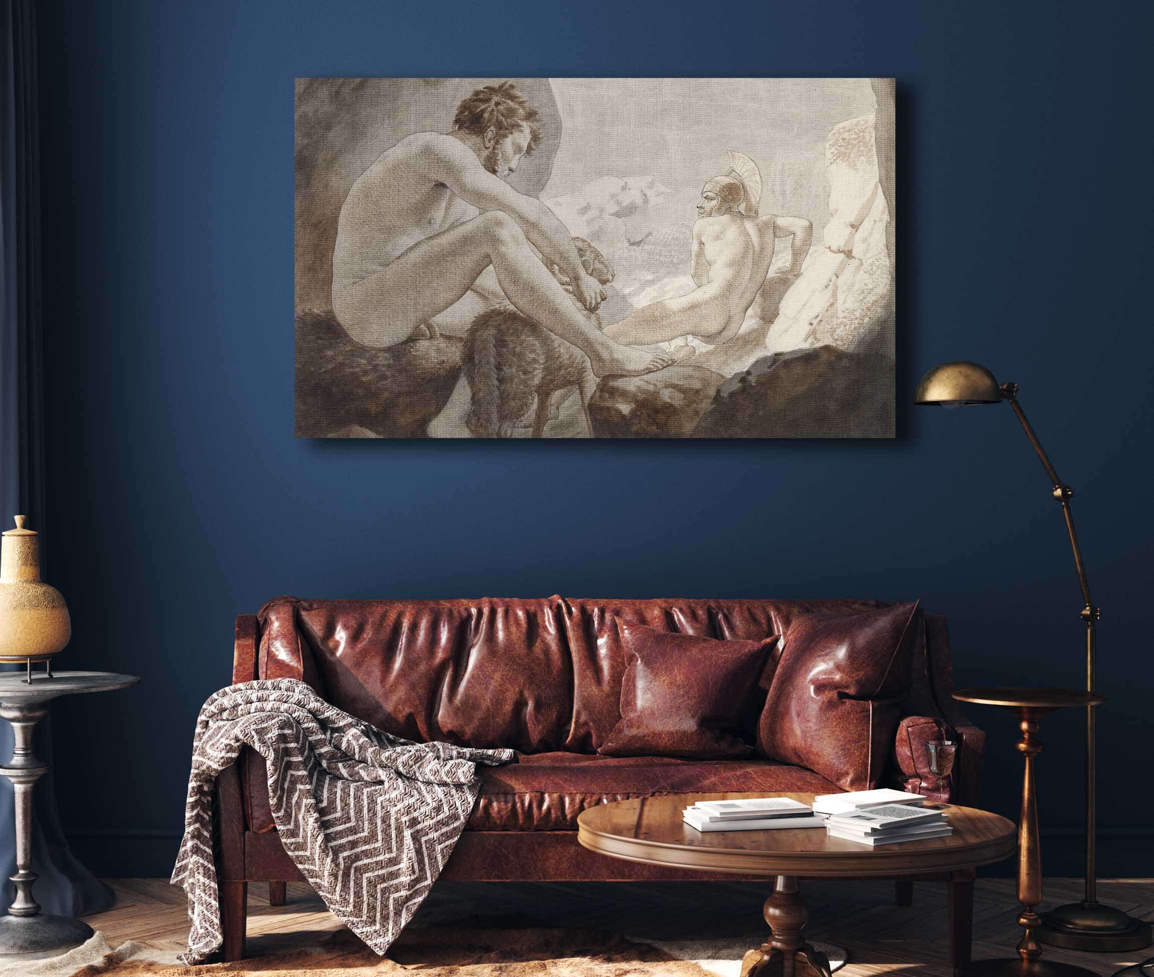 Odysseus Flygter Fra Polyfem by Christoffer Wilhelm Eckersberg
