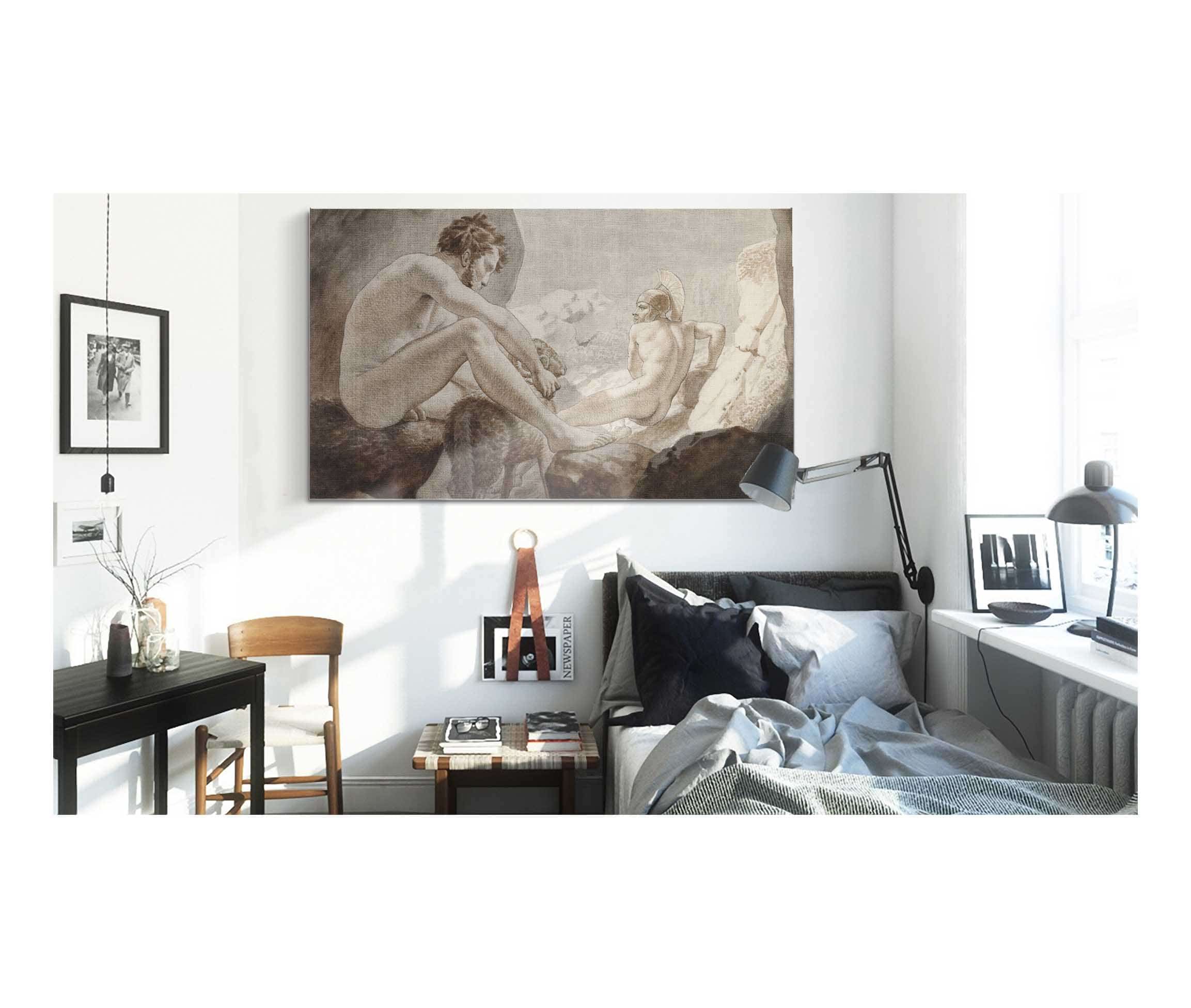 Odysseus Flygter Fra Polyfem by Christoffer Wilhelm Eckersberg