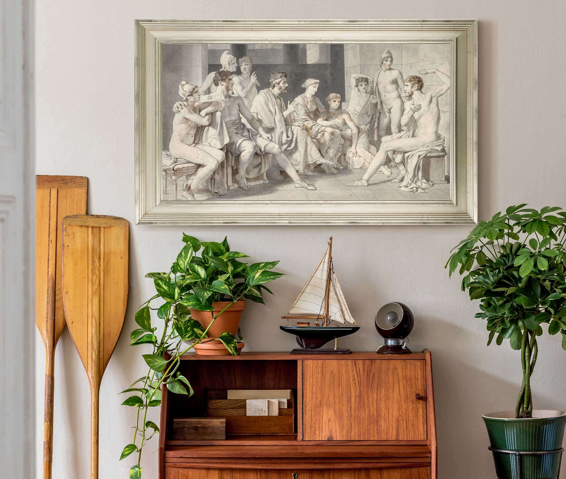 Odysseus Hos Alkinoos Beretter Om Sit Liv by Christoffer Wilhelm Eckersberg