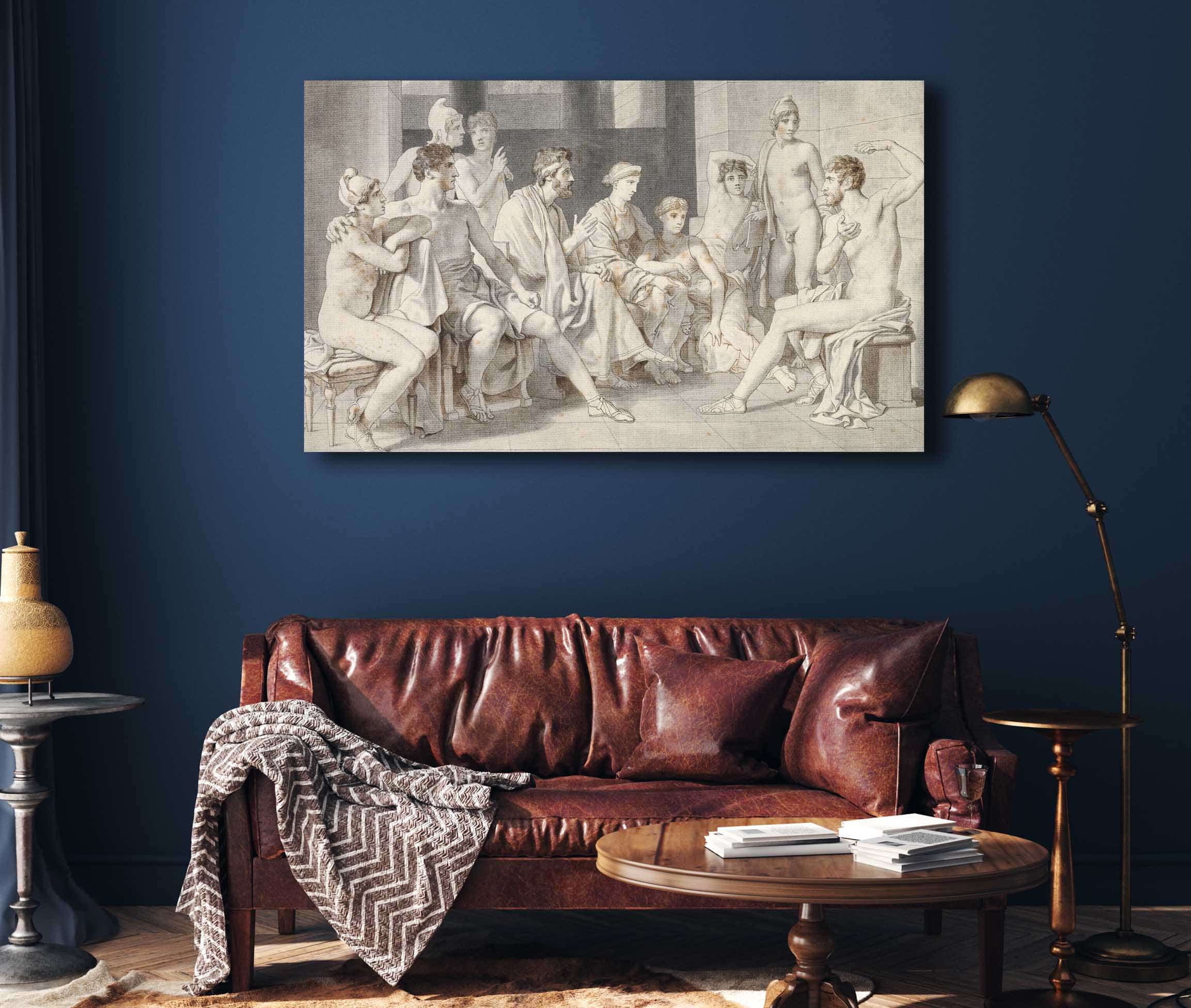 Odysseus Hos Alkinoos Beretter Om Sit Liv by Christoffer Wilhelm Eckersberg