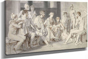 Odysseus Hos Alkinoos Beretter Om Sit Liv by Christoffer Wilhelm Eckersberg