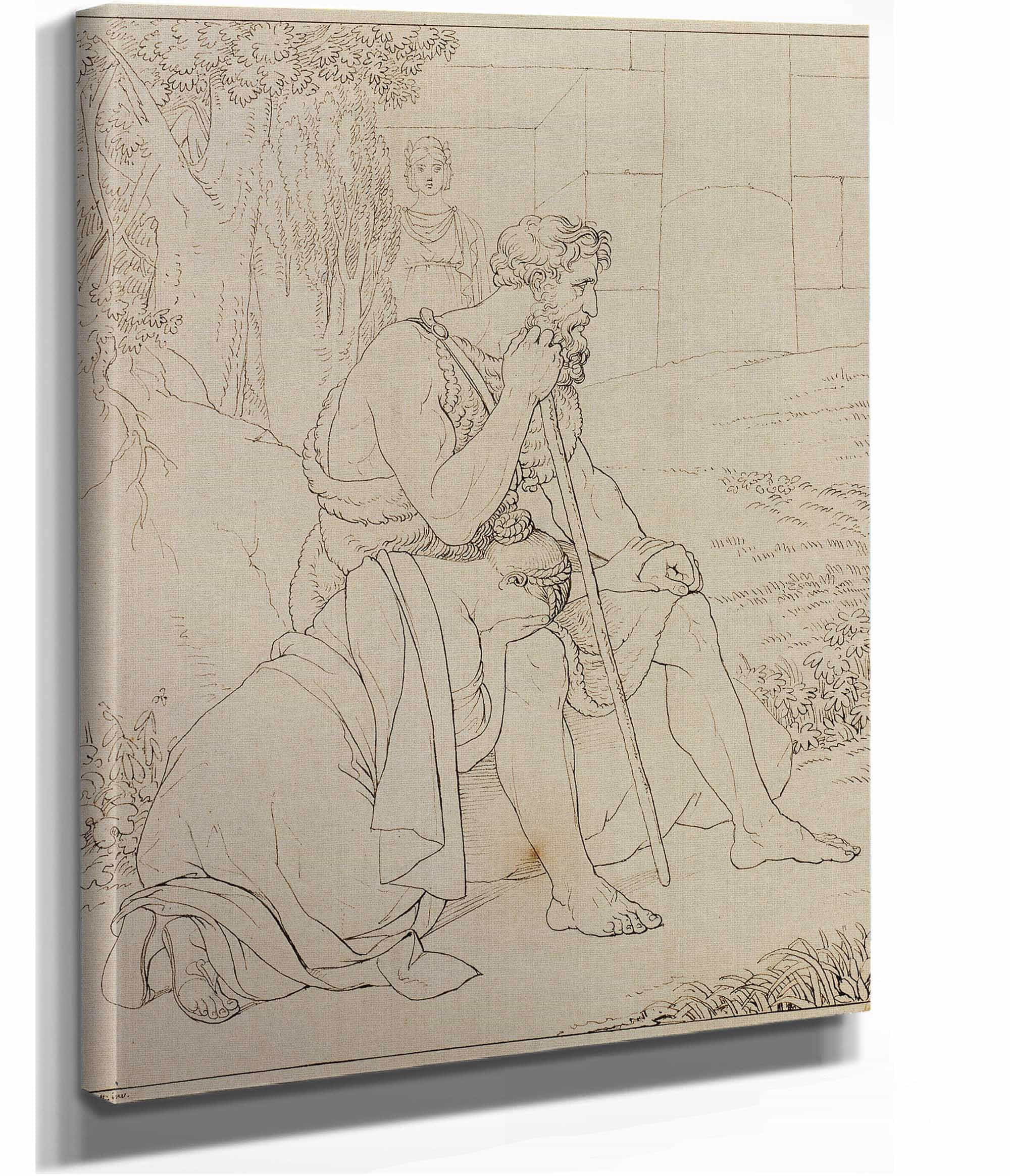 Oedipus Und Antigone by Johann Peter Krafft