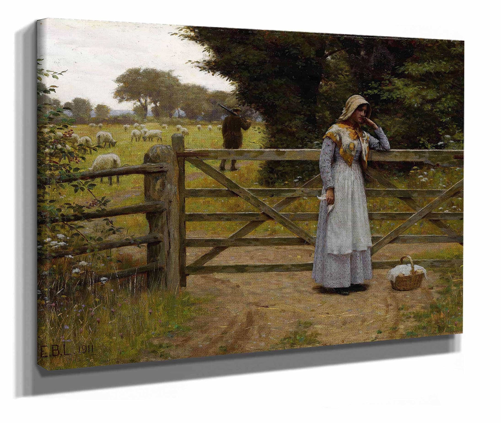 Off by Edmund Blair Leighton