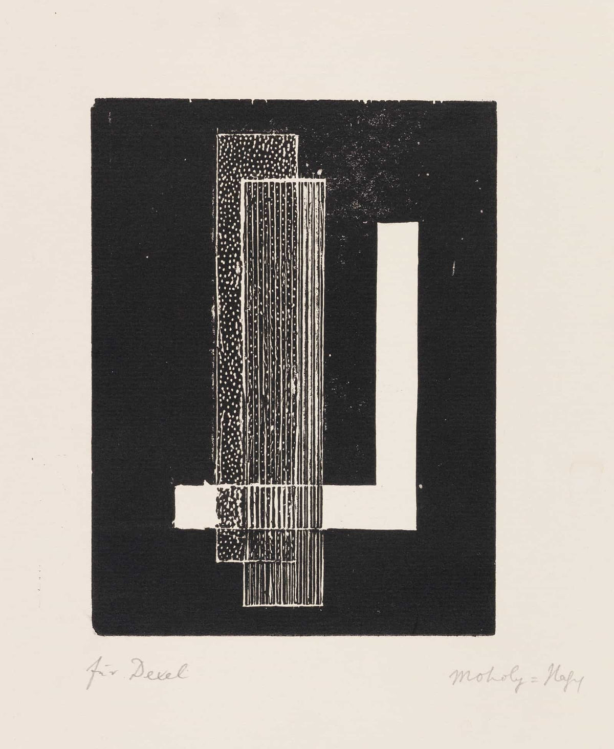 Ohne Titel by Laszlo Moholy Nagy