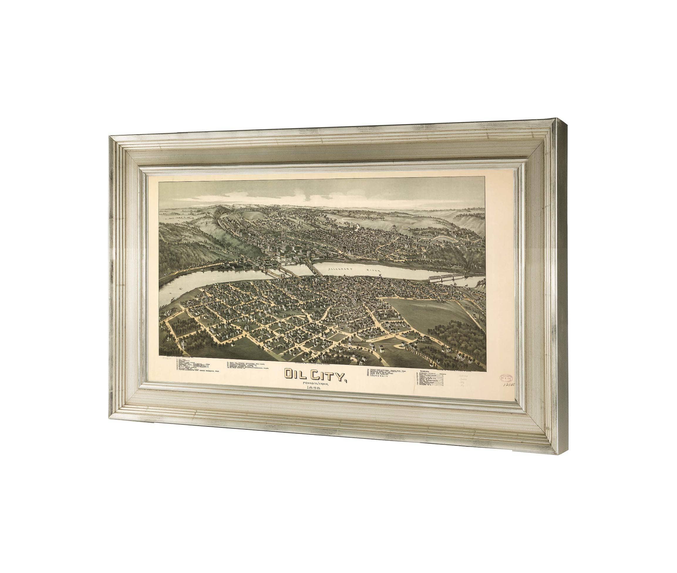 Oil City Pennsylvania 1896  State Of Pennsylvania
