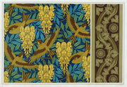 Oiseaux Et Glycines Tenture Lezards Et Lierre Bordure by Maurice Pillard Verneuil