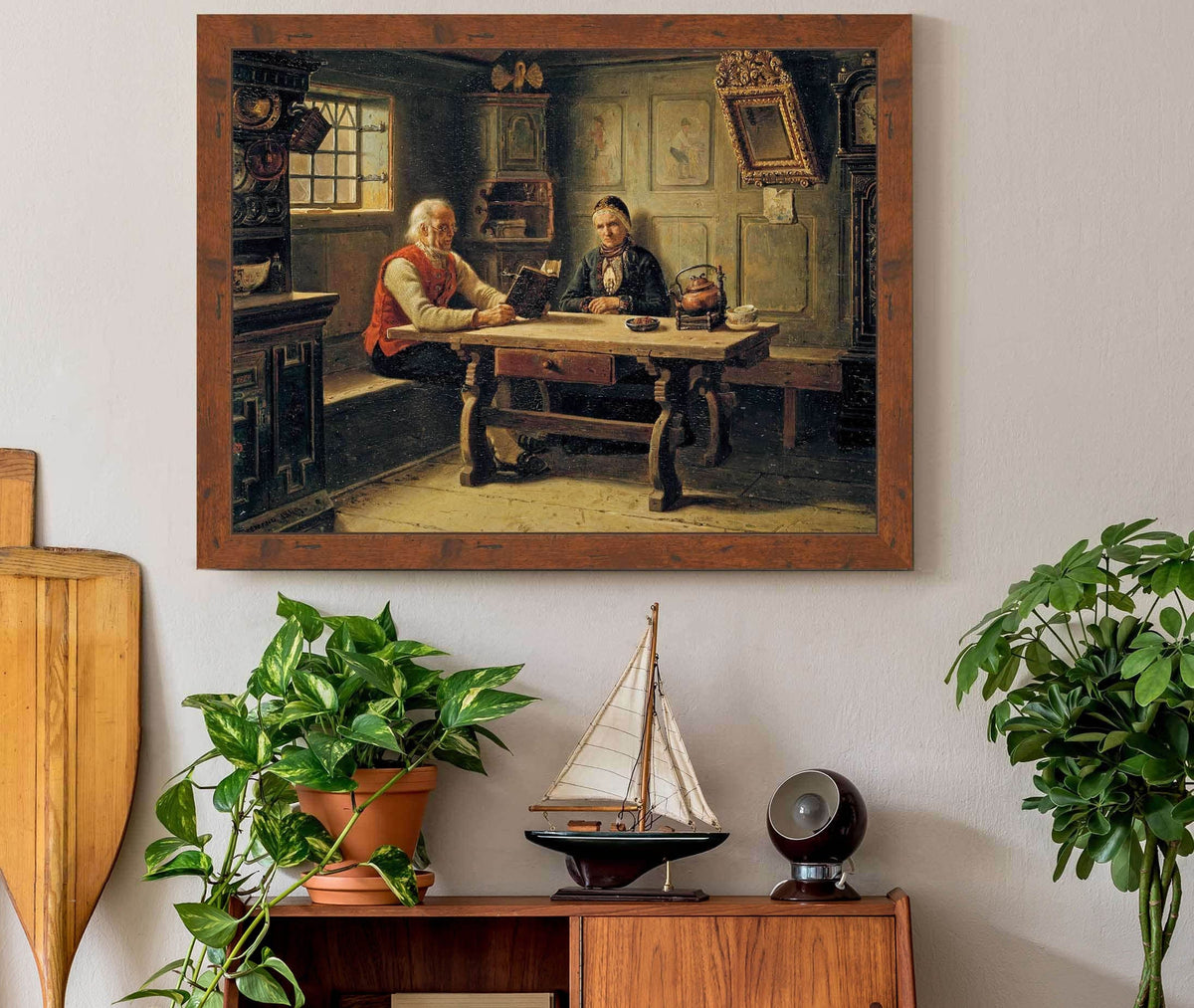 Old Age Solitude by Adolph Tidemand