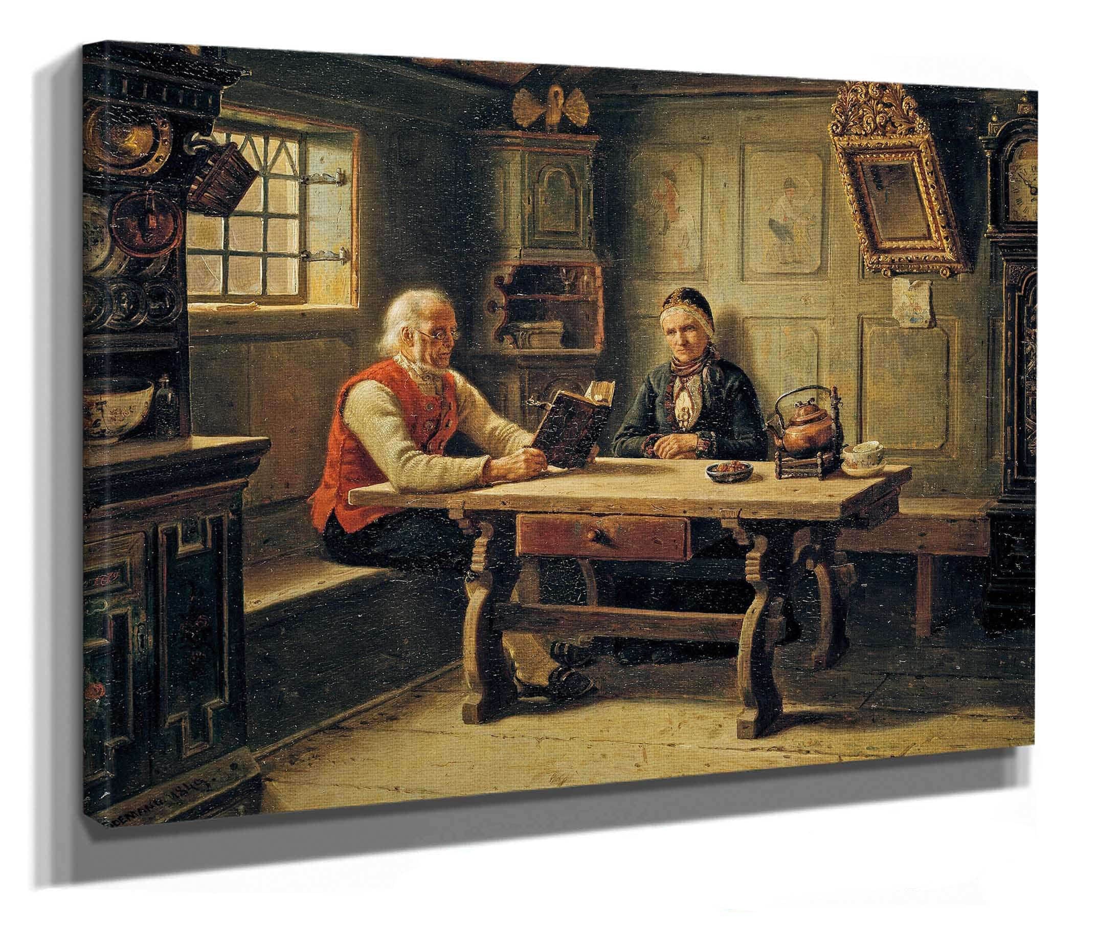 Old Age Solitude by Adolph Tidemand