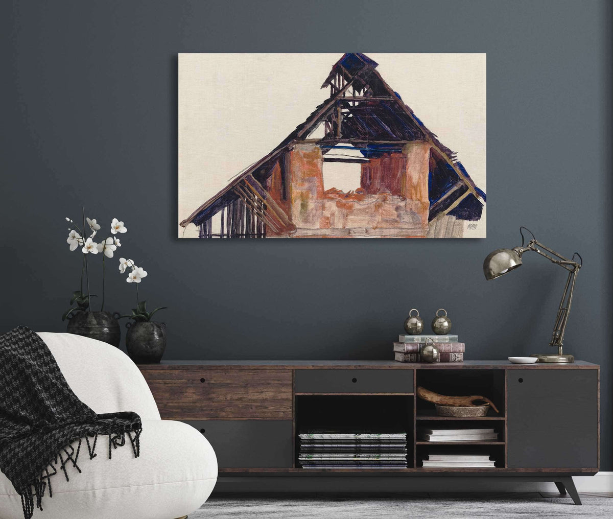 Old Gable by Egon Schiele