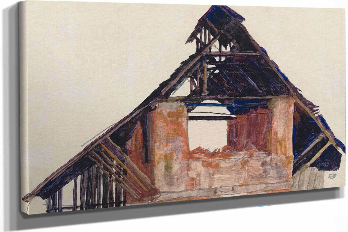 Old Gable by Egon Schiele