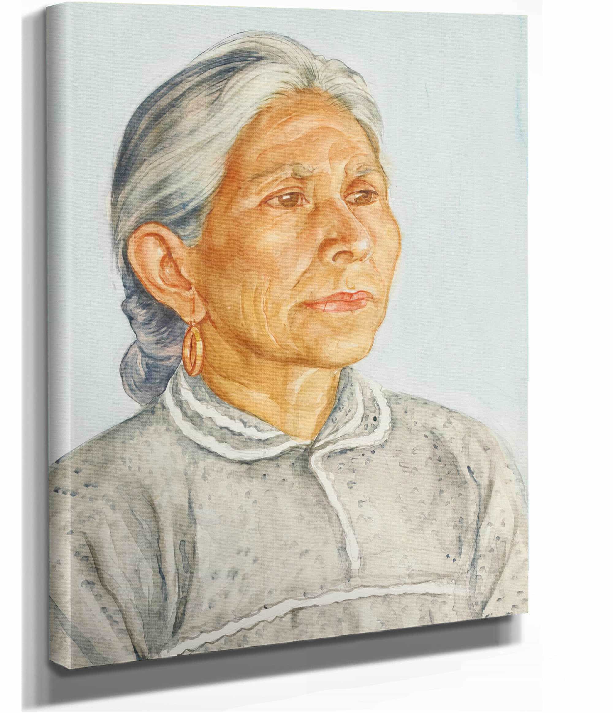 Old Mexican Woman by Nils Dardel