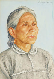 Old Mexican Woman by Nils Dardel