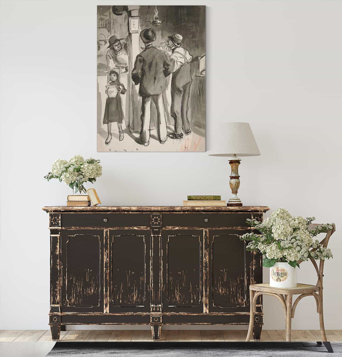 Old Prob by Edwin Austin Abbey