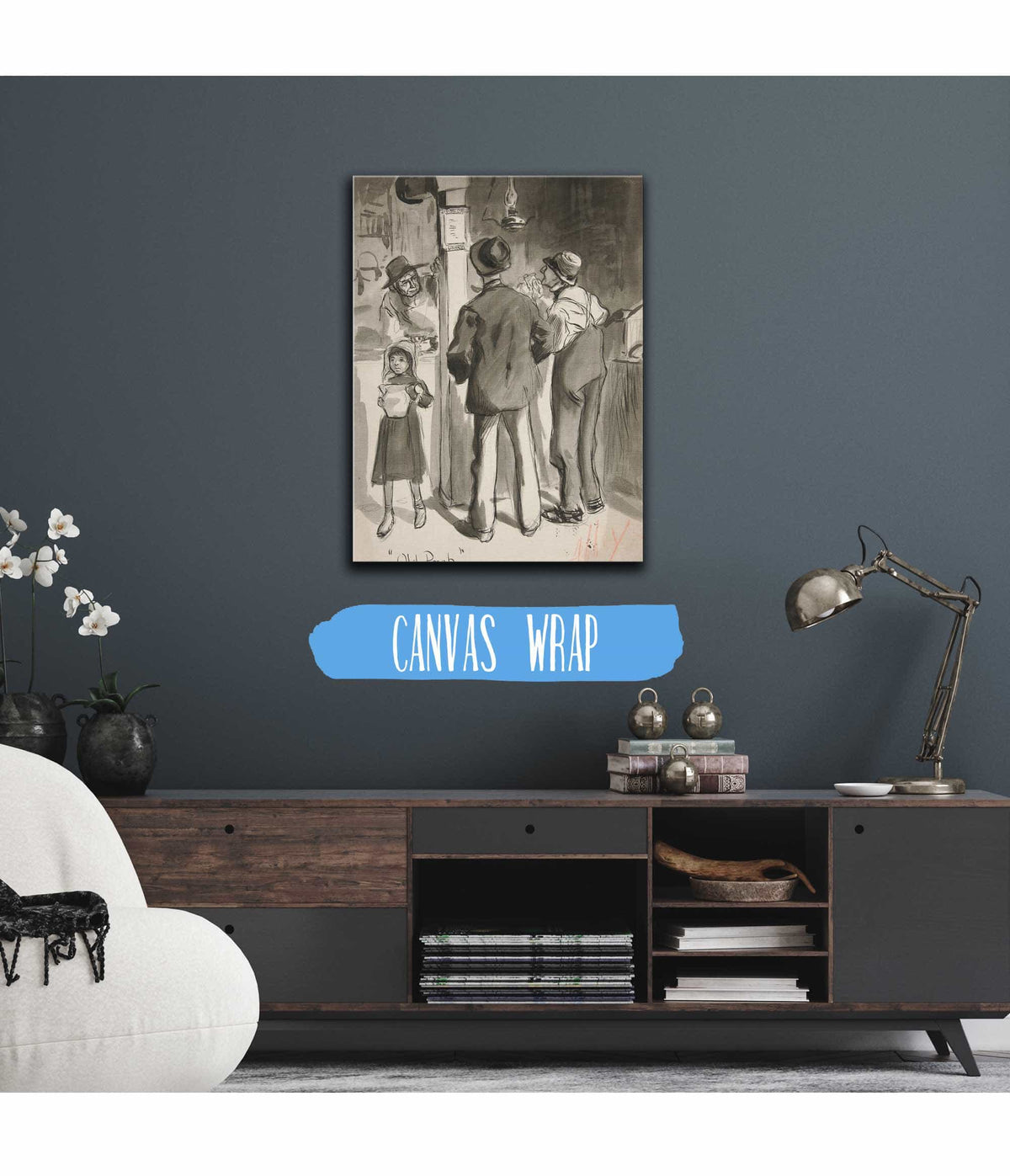 Old Prob by Edwin Austin Abbey