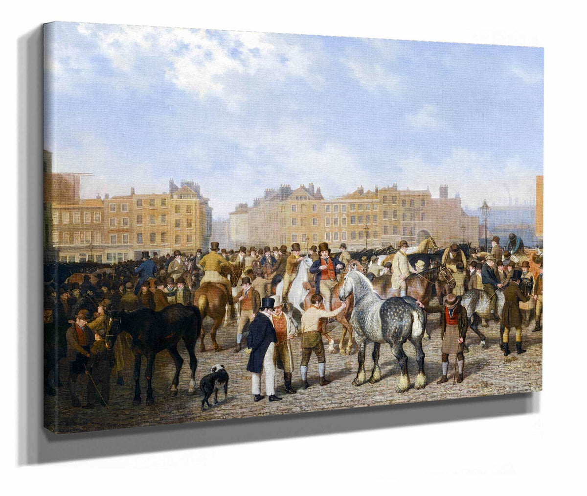 Old Smithfield Market by Jacques Laurent Agasse