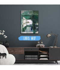 Old Woman In Greenhouse by Walter Kurt Wiemken