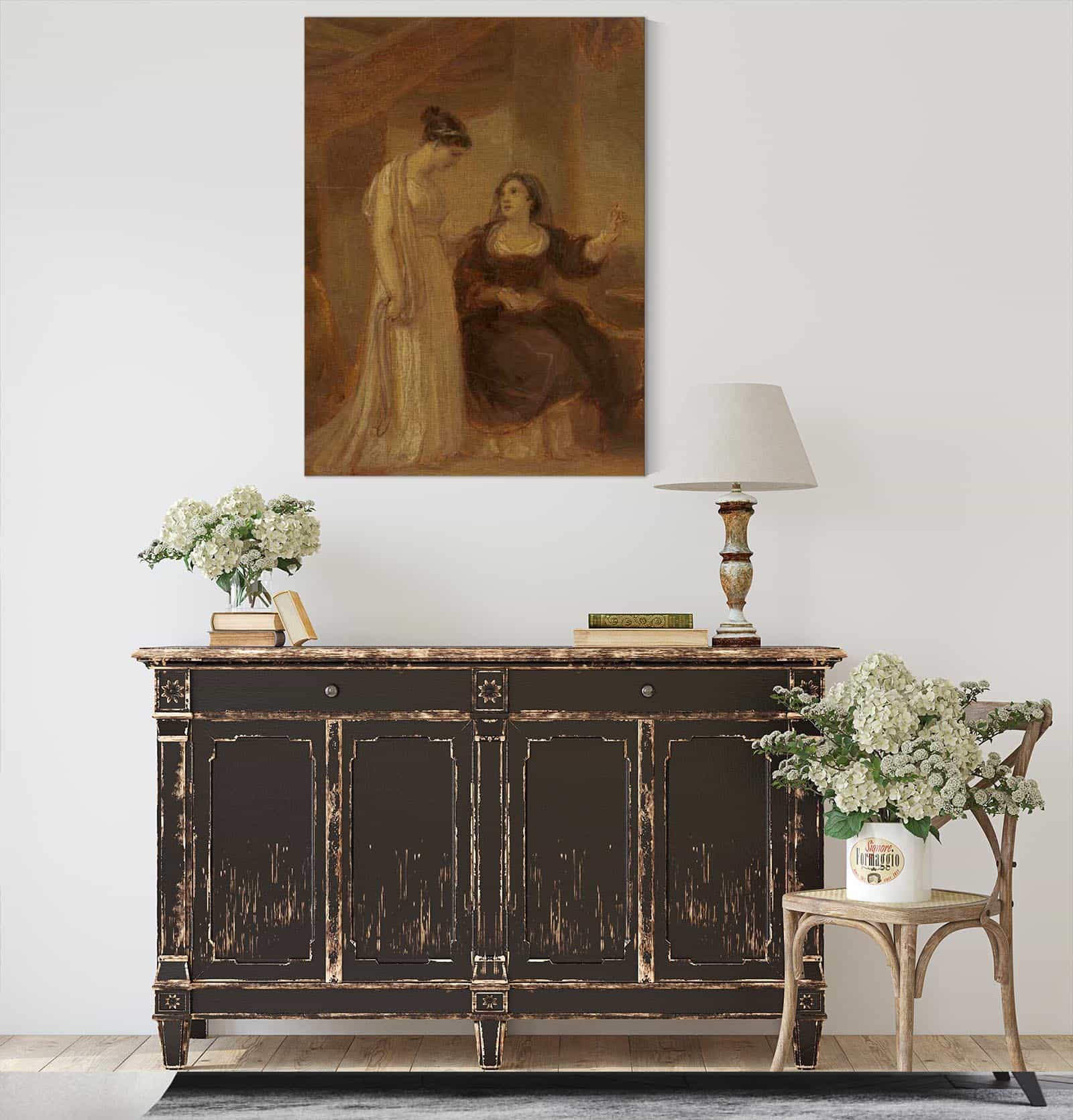 Olivia And Maria by Robert Smirke