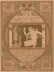 Omslagontwerp Voor De Architect by Richard Nicolaus Roland Holst