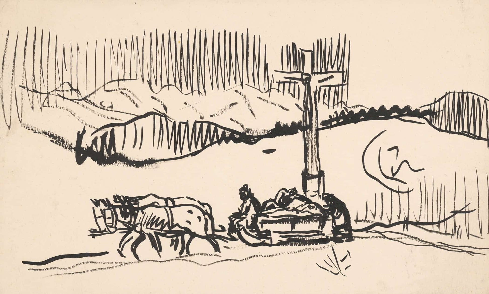 On A Sleigh Arnold by Arnold Peter Weisz Kubincan