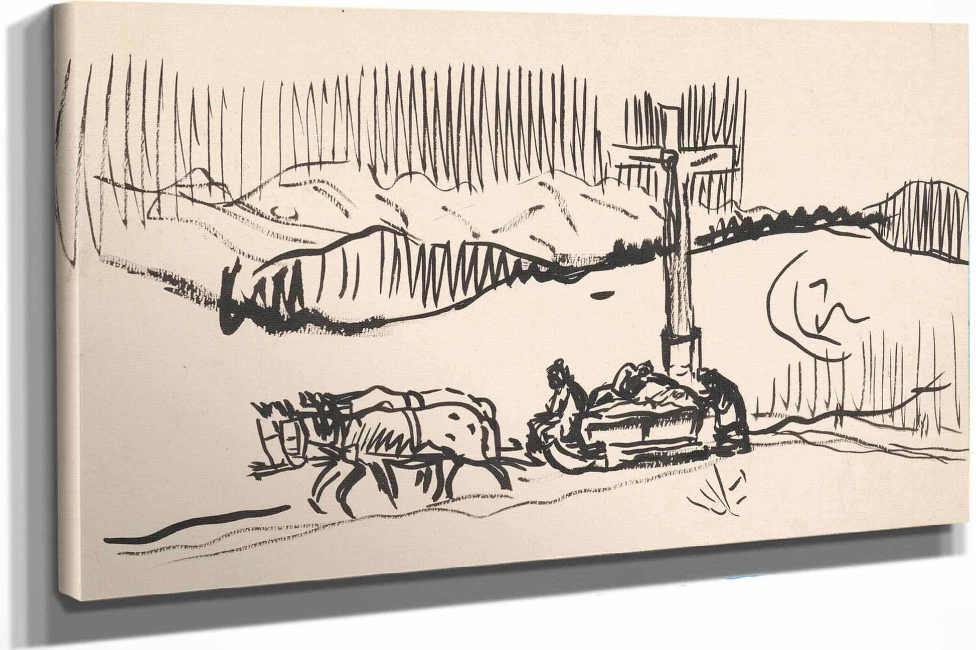 On A Sleigh Arnold by Arnold Peter Weisz Kubincan