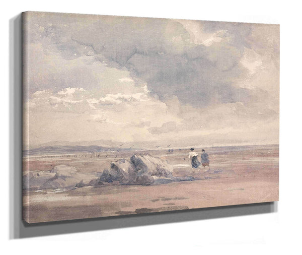 On Lancaster Sands Low Tide S by David Cox