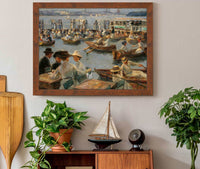 On The Alster In Hamburg by Max Liebermann