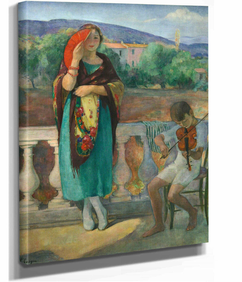 On The Balcony by Henri Lebasque