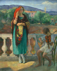 On The Balcony by Henri Lebasque