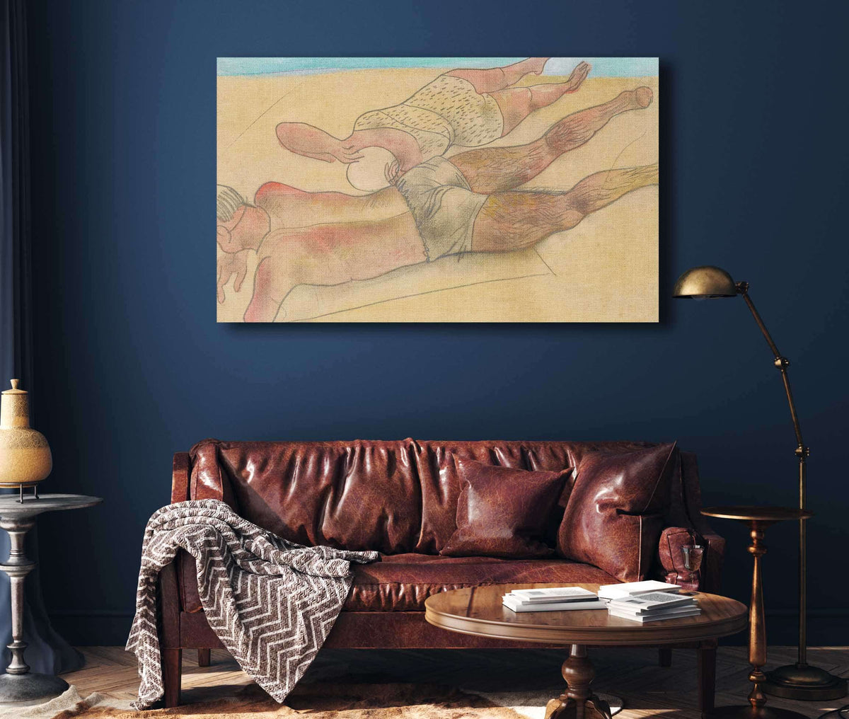 On The Beach by Boris Grigoriev