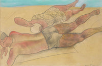 On The Beach by Boris Grigoriev