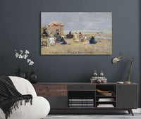 On The Beach by Eugene Boudin