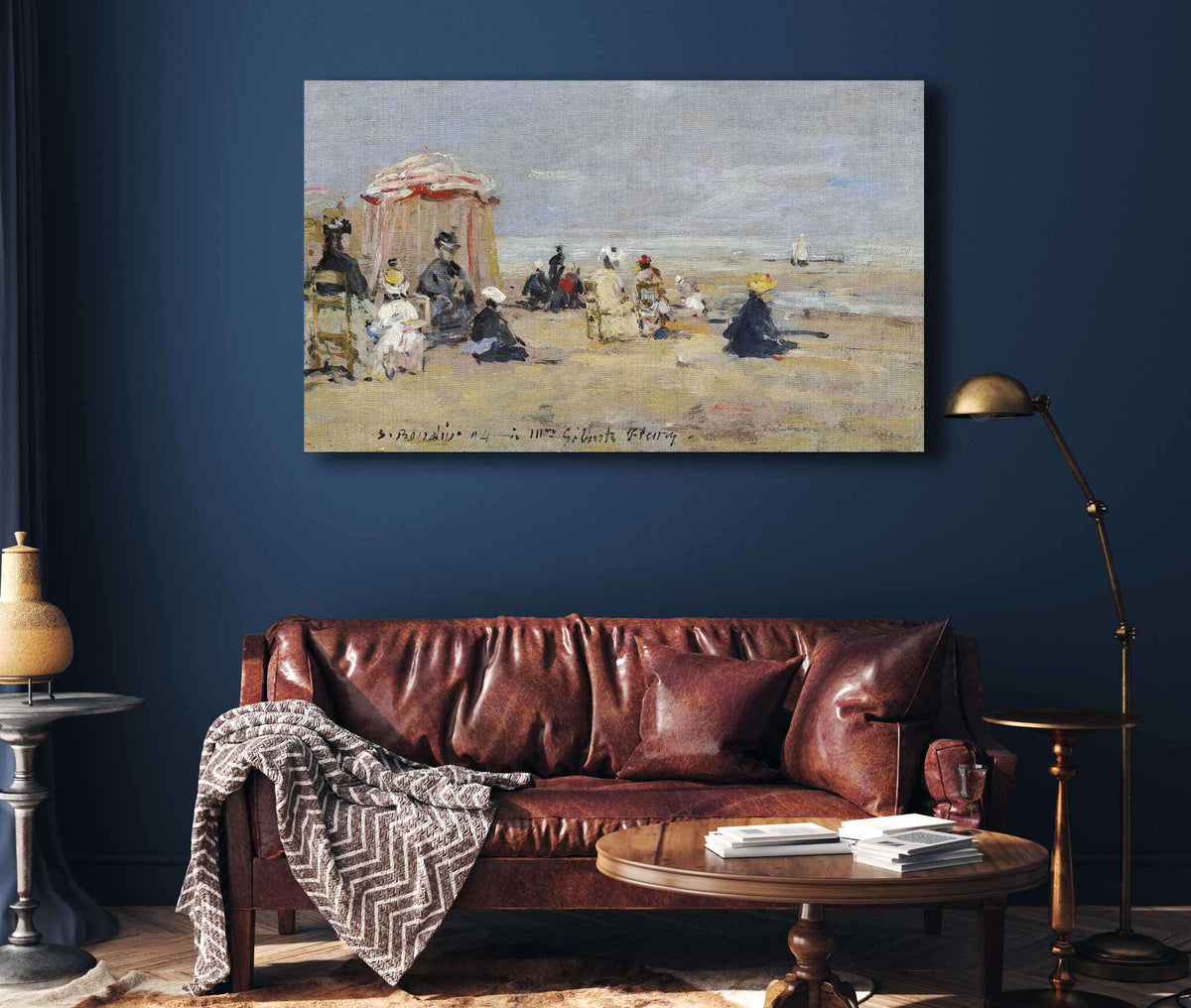 On The Beach by Eugene Boudin