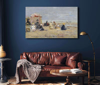 On The Beach by Eugene Boudin