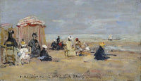 On The Beach by Eugene Boudin