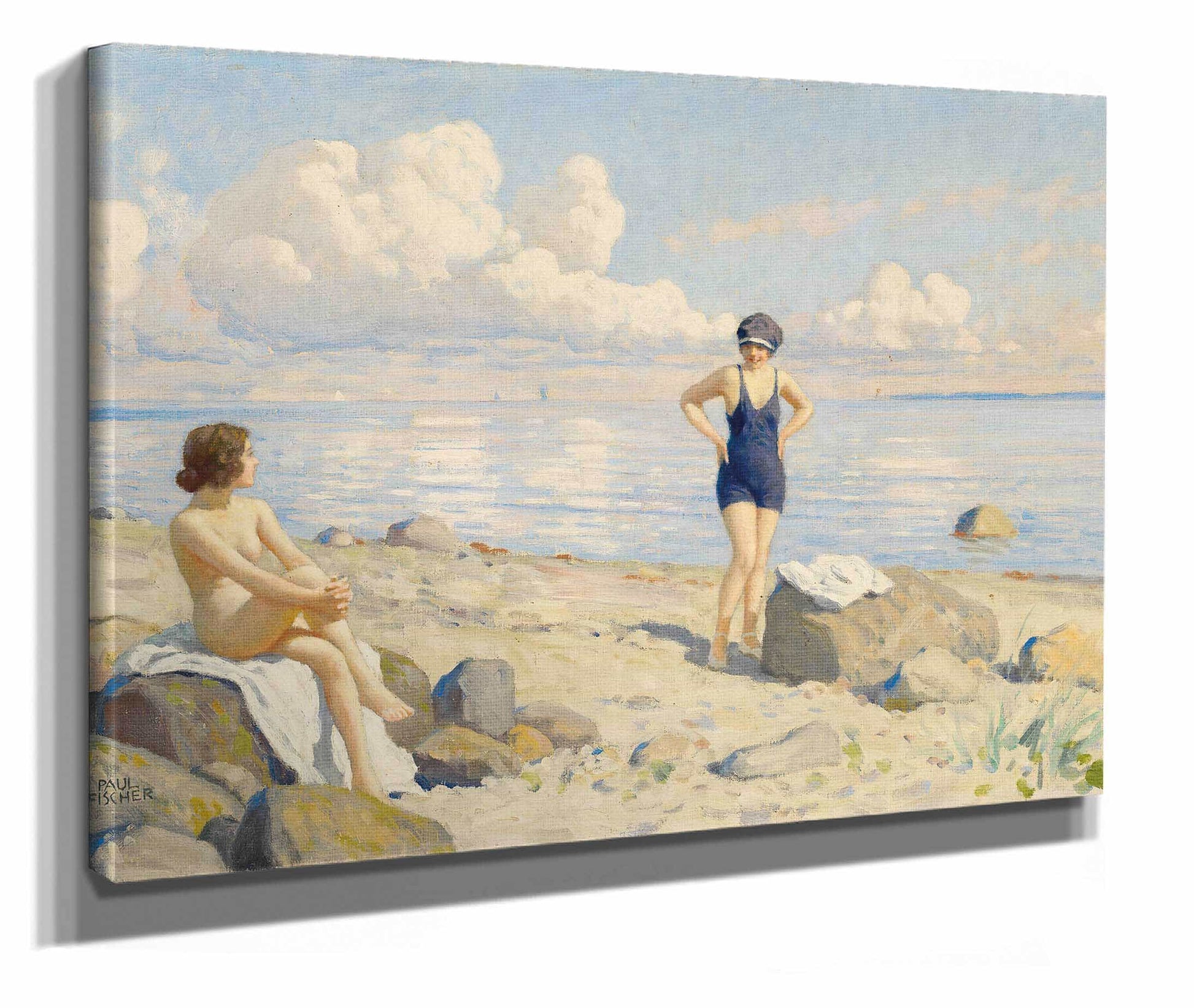 On The Beach by Paul Fischer