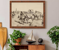 On The Bighorn by Frederic Remington