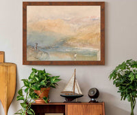 On The Mosell Near Traben Trarbach by Joseph Mallord William Turner