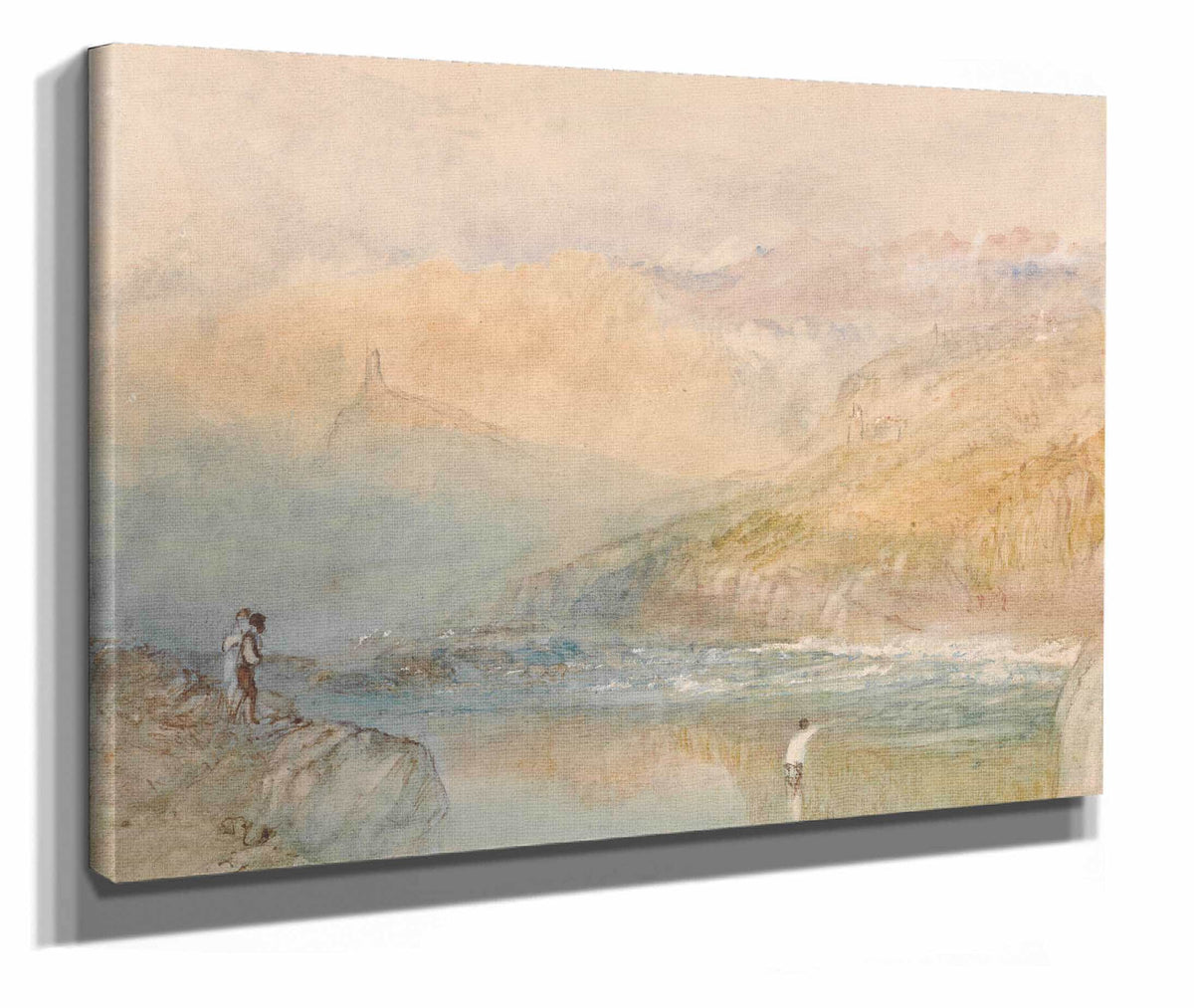 On The Mosell Near Traben Trarbach by Joseph Mallord William Turner
