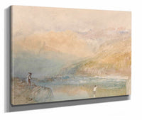 On The Mosell Near Traben Trarbach by Joseph Mallord William Turner