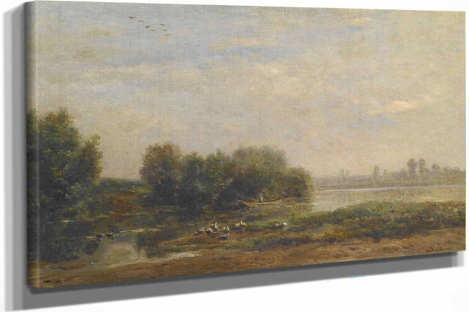 On The Oise by Charles Francois Daubigny