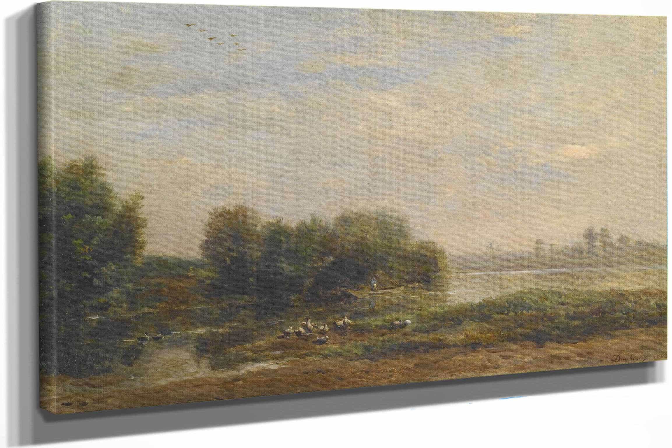 On The Oise by Charles Francois Daubigny