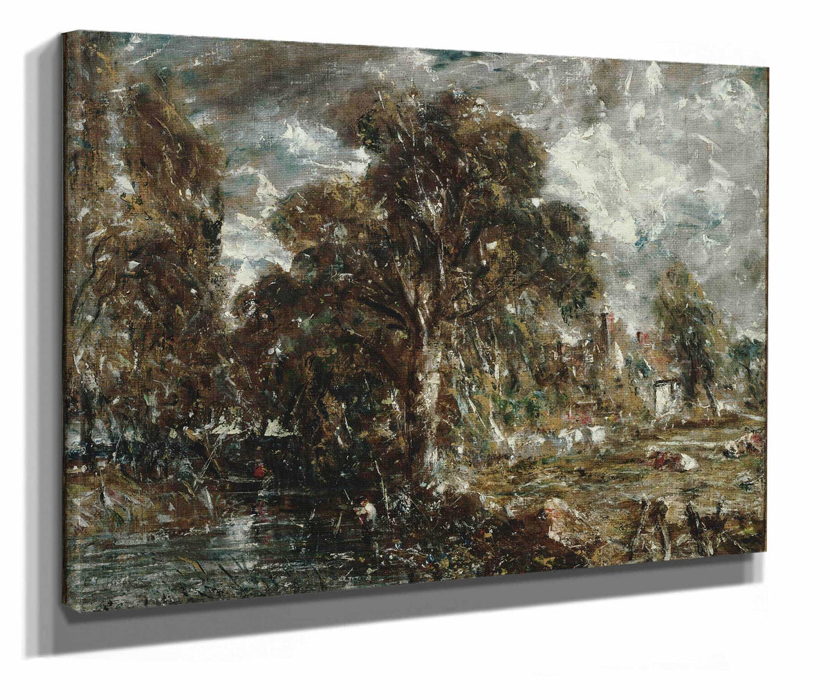 On The River Stour by John Constable